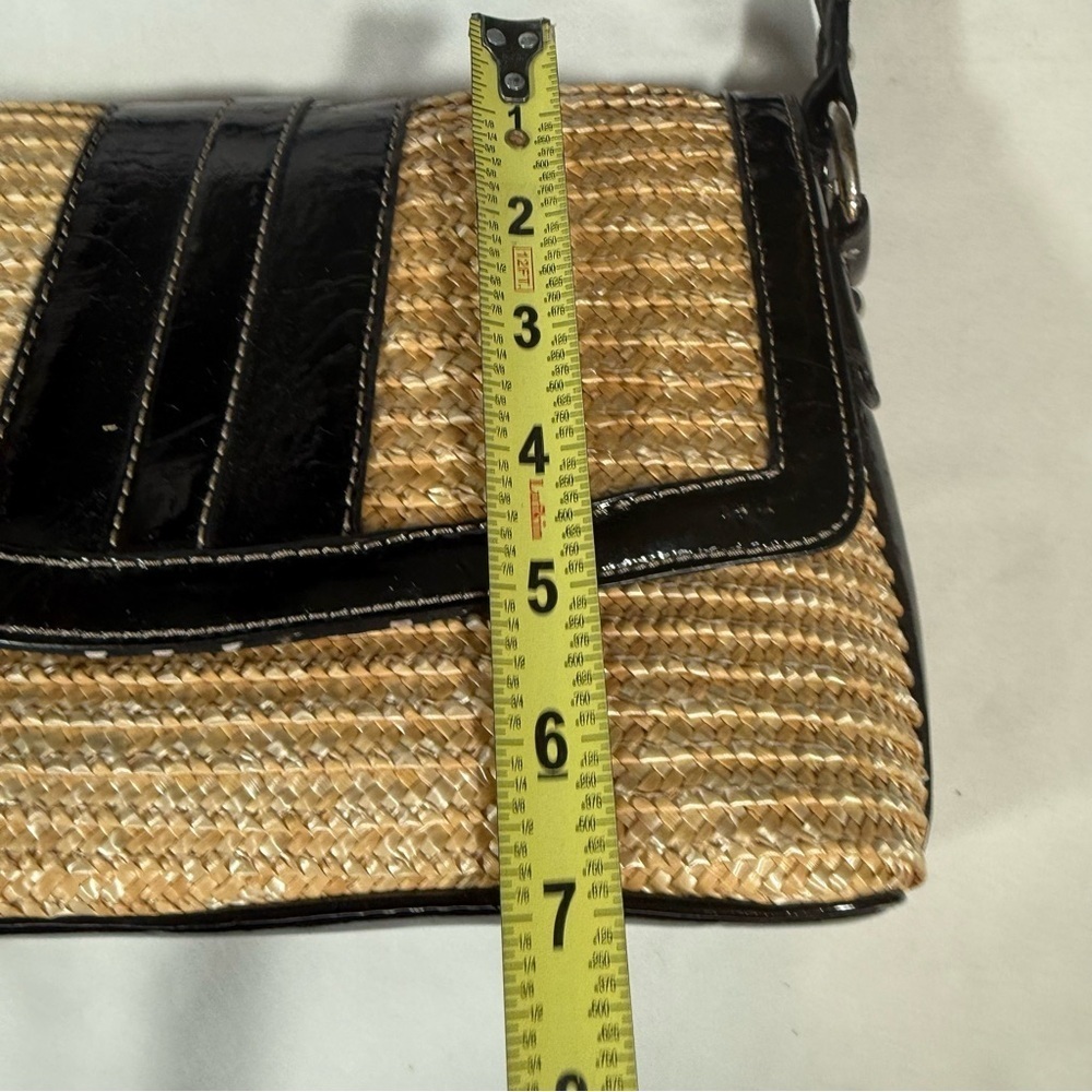 Vintage Coldwater Creek Black and Tan Crossbody Bag - Picture 11 of 14